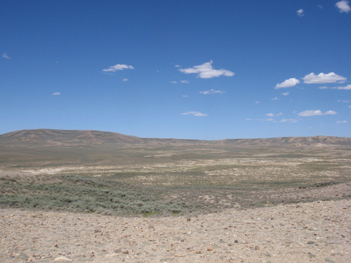 Looking north around mile 50 of the GDMBR, Map 3, Side A.